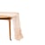 Chemin de table Artyfêtes - Voilage - Blush - 1,60 m x 4 m