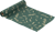Chemin de table - Feuilles de houx - Mousseline - Vert et or - 28 cm x 3 m