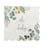 Serviettes x16 - Oh Baby - Blanches, vertes et or