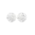 2 Badges Témoin Sauge Green Blancs, Vert Sauge et Or - 5 cm