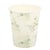 8 Gobelets Sauge Green Blancs, Vert Sauge et Or - 255ml