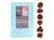 Patisdécor - Moule à chocolat - cavité 24 - bleu transparent