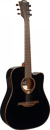 Lâg T118DCE - Guitare folk électroacoustique - Dreadnought cutaway - Black