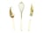 Coffret 3 ustensiles dorés