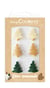 Lot de 6 décorations en pâte d'amandes ScrapCooking® - Sapin - 22 g