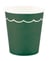 8 Gobelets festonnés en carton - 200ml 