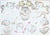 Lot de 25 stickers Baby Licorne