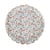 ASSIETTES FESTONNEES 23CM FLEURS ET OR X 8