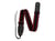 Sangle guitare Basic - noire et rouge - Shiver