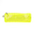 Trousse ronde transparente - 1 compartiment - Jaune fluo - Cultura