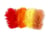 Set de 40 plumes rouges et jaunes - Créalia - 6 à 8 cm
