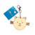 Porte-clefs chat bois naturel - Créalia
