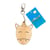 Porte-clefs licorne bois naturel - Créalia