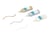 Lot de 3 tubes 22ml de peinture relief 3D Créalia -  Paillettes