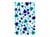 Planche de stickers strass Cœurs Bleus Créalia