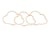 3 anneaux « Nuage » Créalia 22 cm