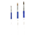 Lot de 3 pinceaux grip ronds effet poils de poney n°4, 10 et 16 Cultura
