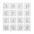 Lot de 26 pochoirs - Lettres en gras - 10 x 10 cm - Créalia