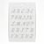 Pochoir 10 x 15 cm - Alphabet calligraphié - Créalia