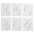 Lot de 26 pochoirs - Lettres calligraphiées - 15 x 20 cm - Créalia