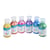 Lot de 6 gouaches au doigt couleur pastels 150 ml - Créalia