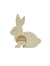 Lapin de Pâques en bois 3D H 15 cm – Créalia