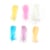 Lot de 40 plumes multi-couleurs pastel - Créalia