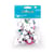 Set de 100 yeux mobiles ronds adhésifs aux paupières de couleur - 15 mm - Créalia