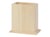 Pot à crayon rectangulaire en bois - Créalia