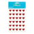 Stickers époxy cœurs rouges – Créalia