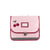 Cartable scolaire Cultura 38 cm - Rose - Cherry Vichy - 2 compartiments