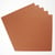Lot de 5 feuilles kraft – 30 x 30 cm – Rouille - Créalia