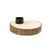 Porte bougie rondin de bois - 12 cm - Créalia