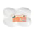 Lot de 4 oeufs de Pâques en polystyrène – Ø 10 cm – Créalia