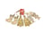 Lot de 6 suspensions personnalisables en bois - Créalia