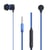 Écouteurs filaires intra-auriculaires - Bleu - Cultura