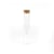 Tube à essai en verre bouchon liège - 2,5 x 12,6 cm - Créalia