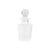 Petit flacon en verre relief diamant 4,3 x 14 cm - Créalia