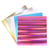 Set de 25 feuilles de papier créatif holographique - Créalia - 30x30 cm