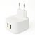Chargeur secteur - 2 ports USB - Cultura