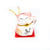 Chat Maneki Neko - Porte-bonheur - Rose - 4 cm