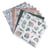 Lot de 8 feuilles papier créatif 30 x 30 cm - Léopard - Créalia