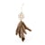 Attrape-rêves plumes rayées - 38,2 cm - Ø6cm