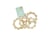 Rond de serviettes fleurs x 4 – 4 cm – Collection Pâques – Créalia enfants