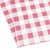 Serviettes en papier vichy rouge 16,5 x 16,5 cm – Collection Pâques - Créalia