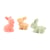 Lapin pastel - 6,5 cm - Collection Pâques - Créalia