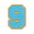 Patch thermocollant numéro 9 – turquoise - Créalia