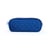 Trousse rectangulaire 2 compartiments Cultura - Velours bleu nuit