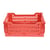 Caissette de rangement pliable S - 16,6 x 10 x 25 cm - Terracotta - Cultura