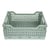 Caissette de rangement pliable M - 33,5 x 24,7 x 14 cm - Vert sauge - Cultura